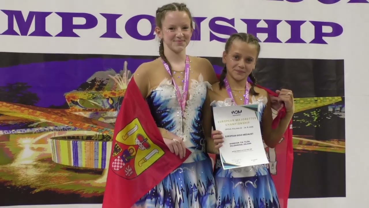 Mažoretky Šance Hranice - ME v Polsku/Opole.           (krátká  reportáž TVMach)