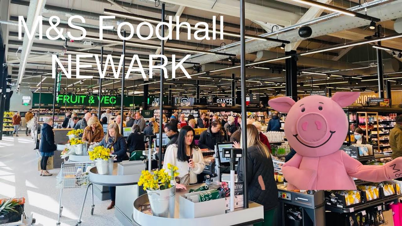 NEW M&S Foodhall Newark! Food shopping with my husband YouTube