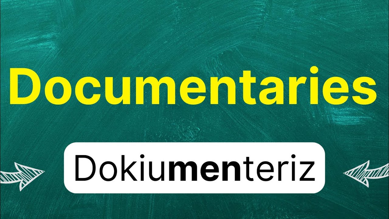 Cómo pronunciar: "Documentaries" "Documentales" "reportajes" en inglés