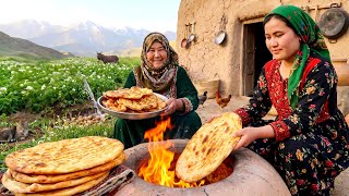 Baking Traditional Afghan Tandoor Bread & Piraki 🔥 | Real Village Life in Afghanistan 🇦🇫