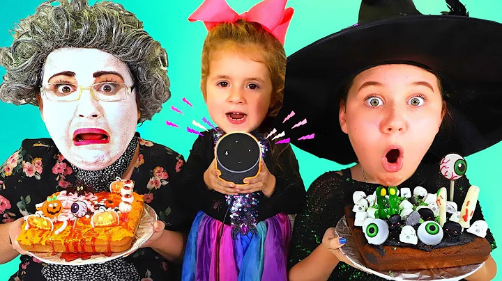 ALEXA PICKS OUR HALLOWEEN CAKE INGREDIENTS!! Pumpk...