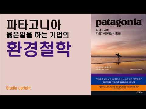[스투디오 업라잇]파타고니아 -파도가 칠때는 서핑을[환경철학]