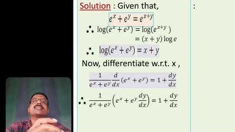 Derivatives of Implicit Functions Type III Exercise 1.3 Q.no 5