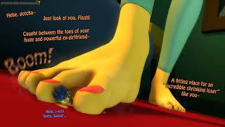 Sunset Shimmer Shrinks Flash Sentry By