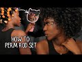 Perm Rod Set on Natural 3c/4a Hair | BEGINNER FRIENDLY