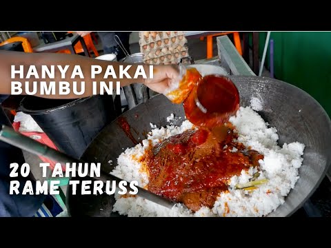 Masakan Sehat Lebih 23 Tahun Warung Nasi Goreng Selalu Rame - Indonesian Fried Rice ASMR Yang Enak Rasanya