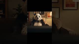 Panda Excited For The Evening