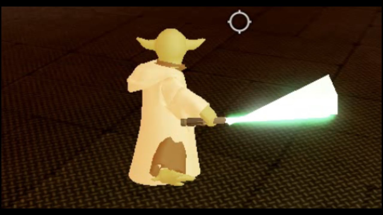 Roblox Yoda Gameplay Lightsaber Battlegrounds Roblox Star Wars - roblox ilum 2