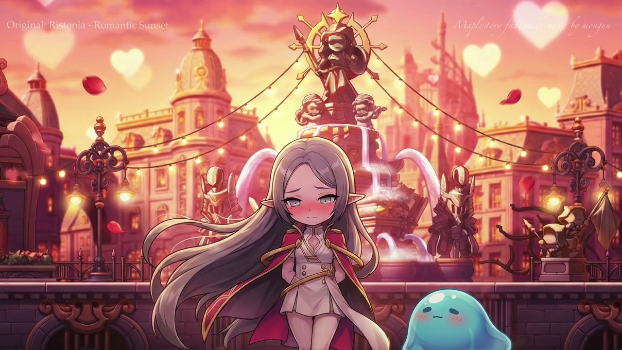 [카페] 메이플스토리 힐링 BGM 엘리니아 | 1시간 아델 밸런타인데이 Adele's valentine day 阿戴爾的情人節