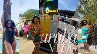 aruba travel vlog | birthday celebration, fun nights, atv rides and lit party bus!