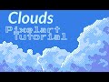 Pixelart clouds  stepbystep tutorial