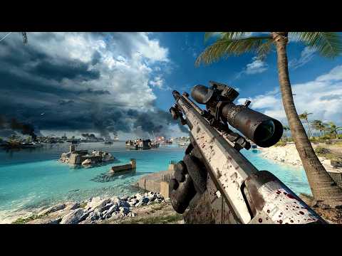 WAKE ISLAND SNIPER | No HUD Immersion - BF6: Hardcore Conquest