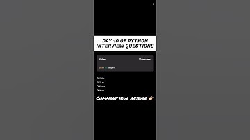 Day 10 | Python Interview prep | Tricky Question #shorts #shortvideo #ytshorts #effectking #trending
