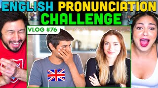 English Pronunciation Challenge REACTION! | Dhruv vs Juli | Dhruv Rathee Vlogs