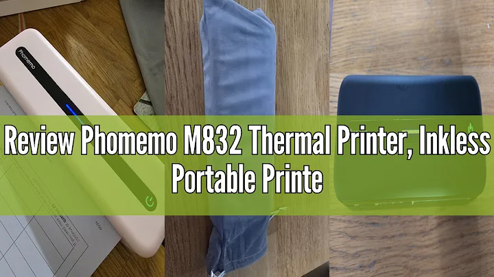 Review Phomemo M832 Thermal Printer, Inkless Portable Printer A4 Compatible with Android & iOS, Wire