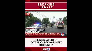 BREAKING UPDATE: Teen jumped into river