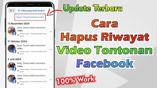 Download lagu Cara Menghapus Riwayat Tontonan Video Di Facebook Sekaligus