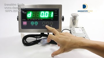 HƯỚNG DẪN HIỆU CHUẨN CÂN DI-28SS