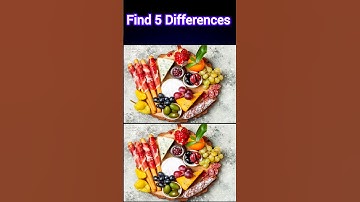 Spot The Difference : Only Genius Find 5 Differences [ Find The Difference #1 ]