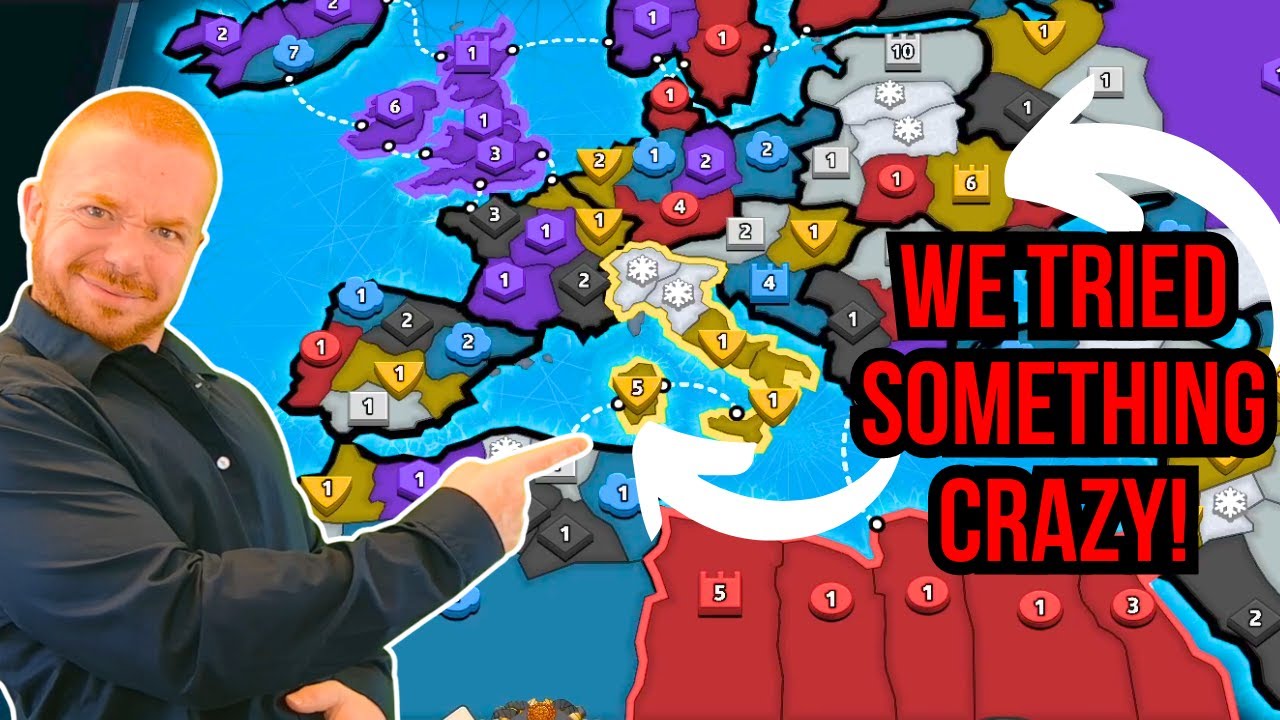 INSANE PLAYS on Risk's Most Popular Map: Fixed Capitals - YouTube