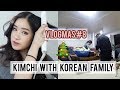 Making KIMCHI with a KOREAN FAMILY | Q&A How I curl my hair | Vlogmas #8