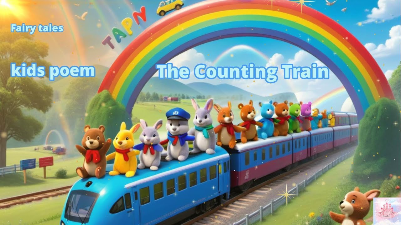 "Fun Counting Train Song for Kids | Interactive Learning Songs"