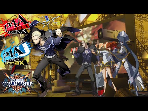 Kanji Tatsumi Unique Intros And Victory Quotes | P4A P4Au Blazeblue Cross Tag Battle