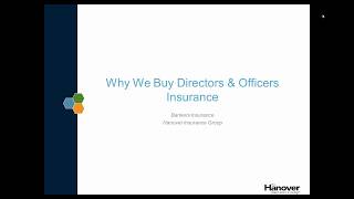 Why Buy D&O Insurance