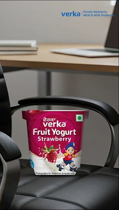 Smooth, creamy, and bursting with flavour – that’s Verka Yogurt for you! #Verka #VerkaYogurt