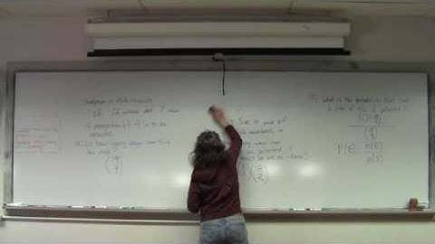 M115 - Counting Techniques in Probability