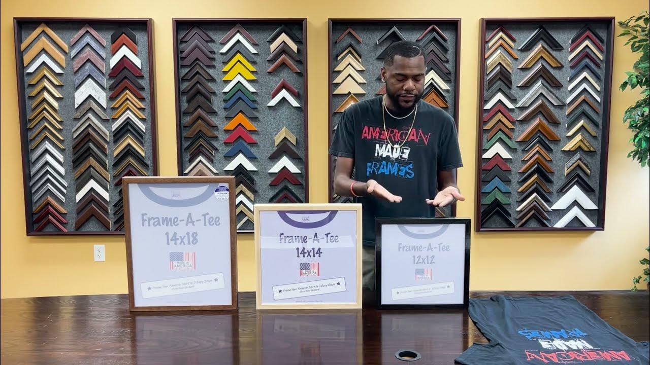 How To Frame a T Shirt. YouTube