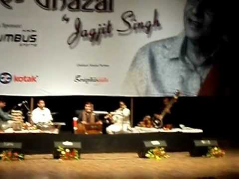 kal chaudvi ki raat thi live jagjit singh