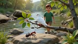 The Ant and the Dove | Moral Stories for Kids in English 🐜🕊️