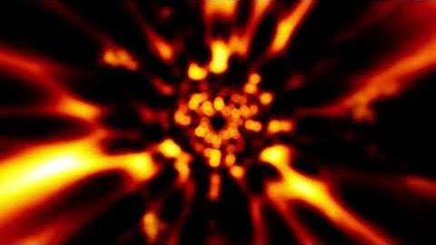 Blurred Fire Energy Light Bokeh Effect Loop