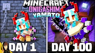 I Survived 100 Days as YAMATO from ONE PIECE in Minecraft!?!