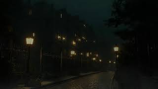 Violent Night Storm Over an Empty Street | Distant Thunder Echoes