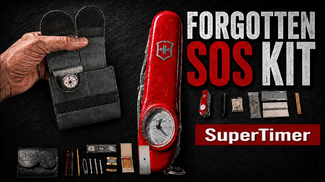 Victorinox SuperTimer SOS Kit - Rare 90s Survival SAK - YouTube