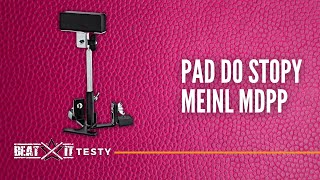 Idealny pad do precyzyjnego ćwiczenia techniki gry stopą Meinl MDPP | TEST Beatit TV