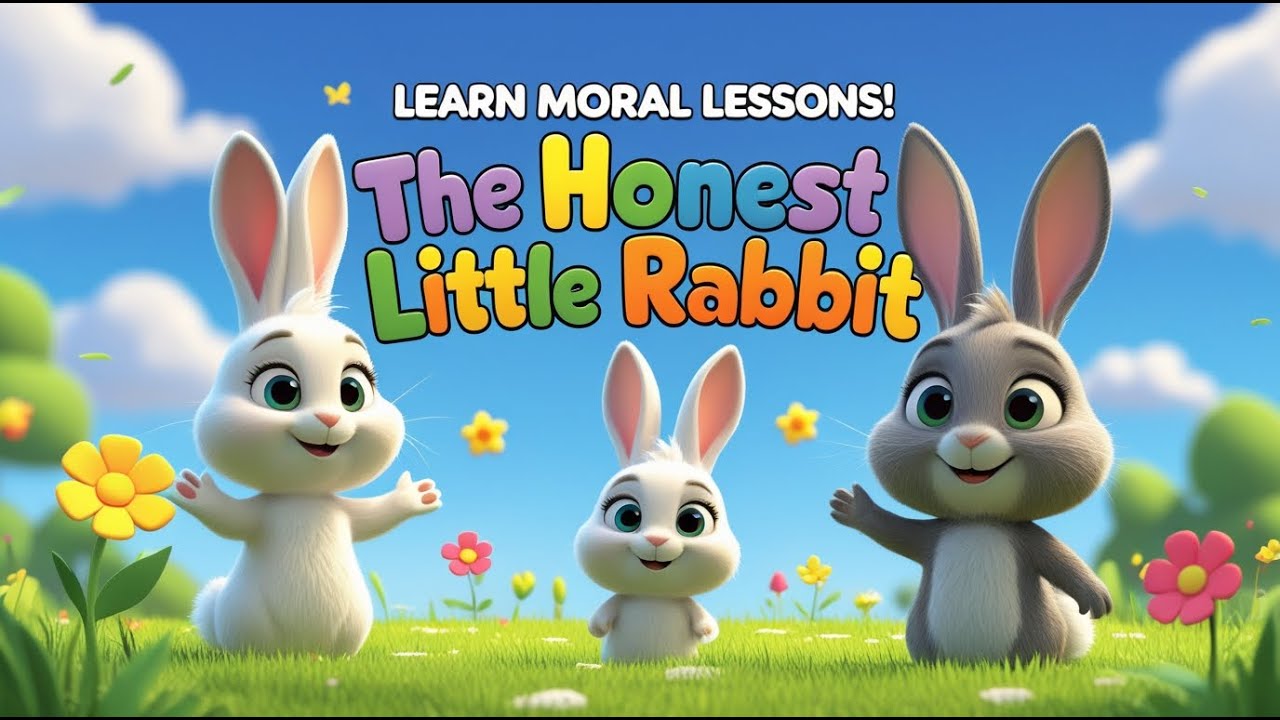 The Honest Little Rabbit 🐰 | Short Moral Story for Kids | Learn Moral ...