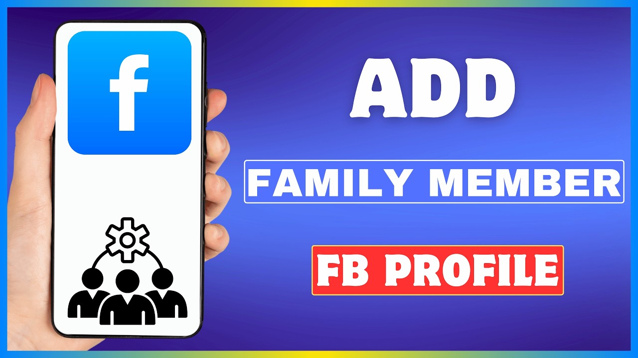 Facebook Member How To Add Family Member On Facebook - YouTube