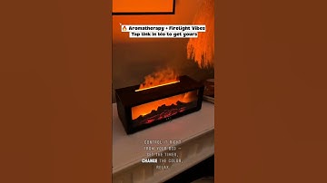 This Mini Fireplace Diffuser Will Change Your Room Vibe Instantly 🔥 | Aromatherapy Diffuser Review