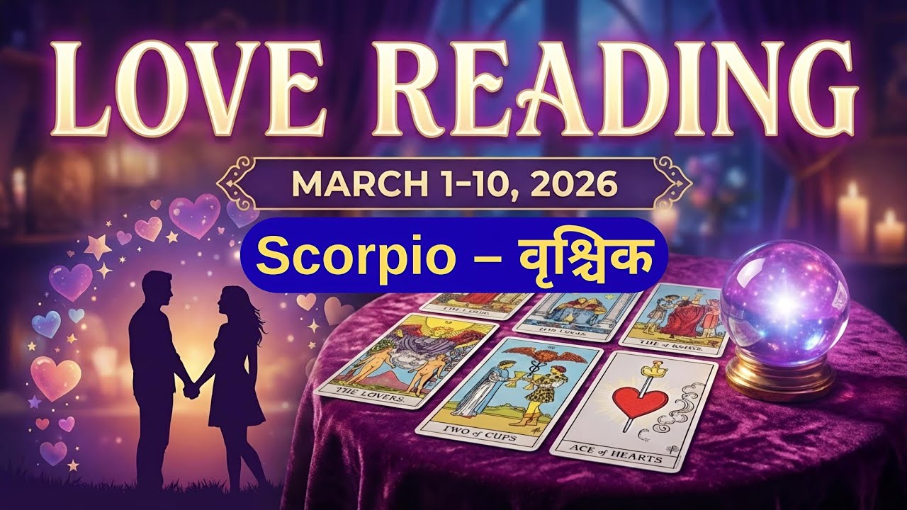 ♏SCORPIO (वृश्चिक राशि ) 1-10 MARCH 2026😍LOVE READING ❤️Regret ki energy hai😍Hindi Tarot Reading
