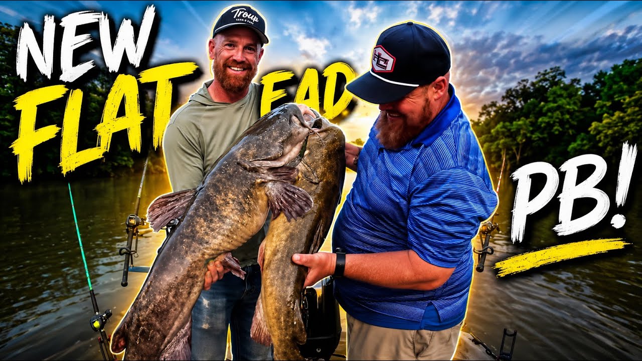NEW PB!!! Big Ol BIG’UNS: Flathead, Gar, Skipjack #FISHING on the Hooch! #UptownColumbus #rapids