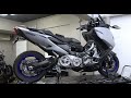 Tuning a YAMAHA TMAX 560 installation polini +  termignoni  exhaust + DNA filter