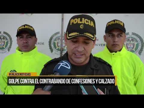 Policía dio golpe contra el contrabando de confesiones y calzado en El Centro