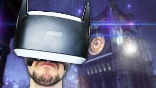 Oct17 VR 3D Glasses 1st Generation Virtual Reality Headset Head Mount For Google Cardboard 4.7 to 6.0 inch screen Smartphones iPhone 7 Samsung IOS HTC (Perfect for 3D Movie Video Game) BE THE BAT! | Batman Arkham VR (Playstation VR)