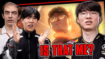 Faker, Caps, & TheShy React to "Sacrifice" ft. G.E.M. (Worlds Music Video)