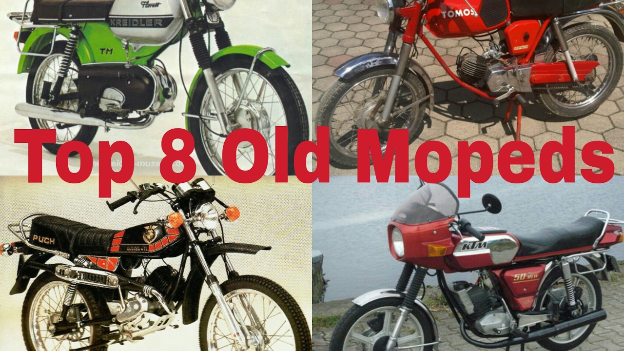Top 8 Old Mopeds YouTube
