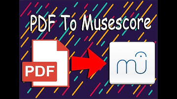 How to convert a PDF into a Musescore file