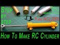 How to make RC Cylinder only with minilathe [no cnc there] step by step [plans included]